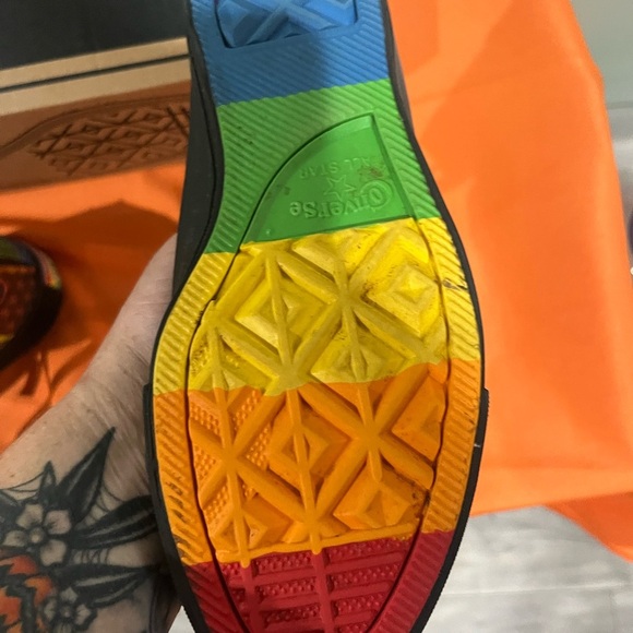 Converse All star Vibrant Rainbow Star unisex sneakers - Picture 9 of 12